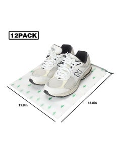Excefore 12 Pcs Shoe Bags For Travel, 11.8in X 13.8in Large Clear Shoes Storage Organizer with Drawstring, Waterproof Travel Storage Bags for Packing Dust Bags for Men and Women  - Image 2