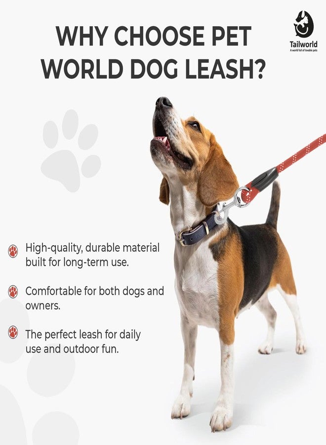 Tailworld Dog Leash Rope| Heavy Duty Training and Walking Leash | Strong Hook for Small to Medium Dogs| Comfortable for Dogs Perfect for Outdoor Walking - Image 5