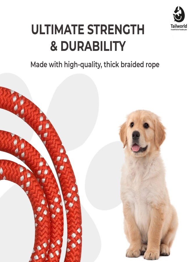 Tailworld Dog Leash Rope| Heavy Duty Training and Walking Leash | Strong Hook for Small to Medium Dogs| Comfortable for Dogs Perfect for Outdoor Walking - Image 2
