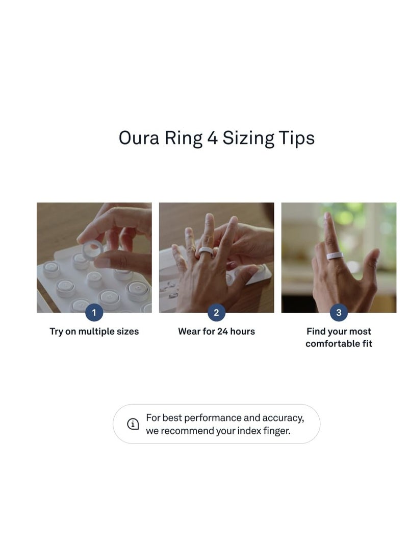 OURA - Oura Ring 4 Sizing Kit - Size Before You Buy Oura Ring 4 - Unique Sizing - Image 1