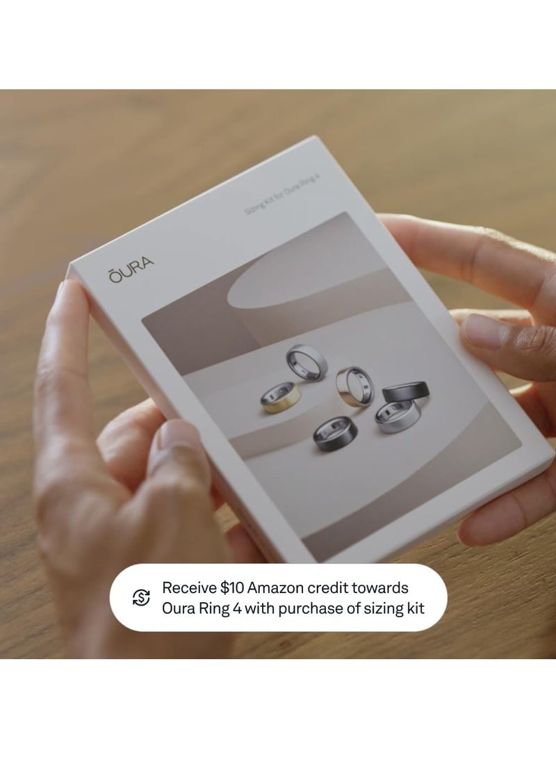 OURA - Oura Ring 4 Sizing Kit - Size Before You Buy Oura Ring 4 - Unique Sizing - Image 1