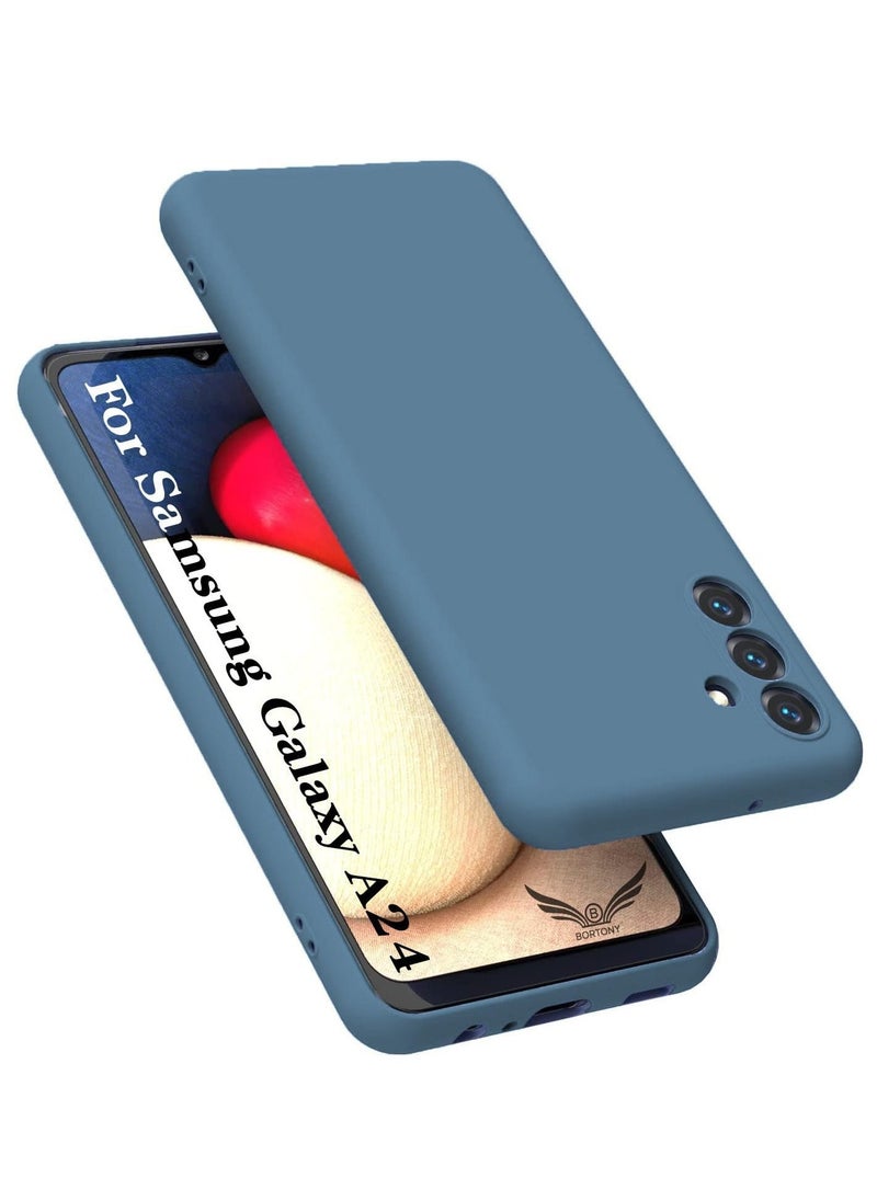 Raxoom Samsung Galaxy A24 4G Case – Liquid Soft Silicone Protective Cover, Anti-Scratch & Shockproof - Image 1