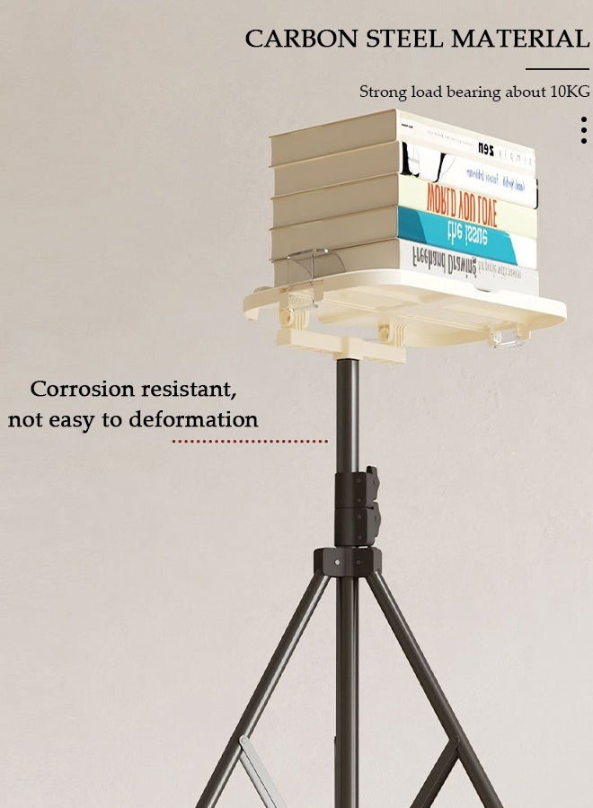 DUNISO Floor Book Stand Holder for Reading, Adjustable Book Holder, Ergonomic Multi Heights Angles Holder, Portable Multifunctional Book Holder, with Clips, for Textbook, Cookbook, Sheet Music, Laptop - Image 4