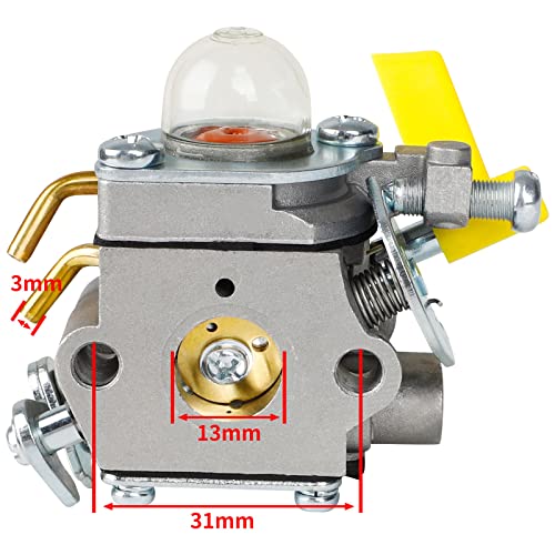 HUZTL CS26 Carburetor for Ryobi Homelite SS26 SS30 CS30 25cc 26cc 30cc Trimmer Blower Weed Eater Parts 308054043 308054013 308054003 308054077 C1U-H60 - Image 5