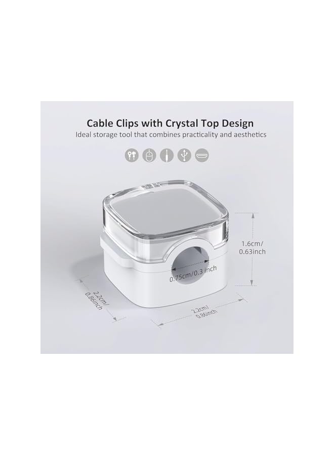 Green Tiger 8 Pack Magnetic Cord Organizer, Cable Smooth Adjustable Easy Secure Cable Management, Wire Holder Keeper Organizer, Hide Or Organize Phone USB Charger Cable for Home, Office,Car,Desk,Nightstand - Image 4