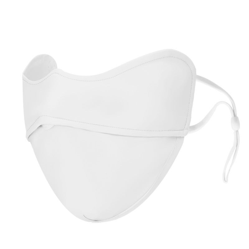 Generic Jiao under the same 3d three-dimensional sunshade repair capacity gradient eye angle sunscreen mask ice silk mask sunscreen UV protection Light gray (KZ510) nylon eye protection 