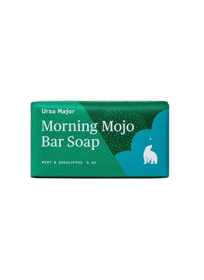 Ursa Major - Natural Bar Soap ; Morning Mojo Bar Soap ; Exfoliating Soap With Peppermint Eucalyptus And Rosemary ; Formulated For Men And Women ; 5 Ounces - Image 1