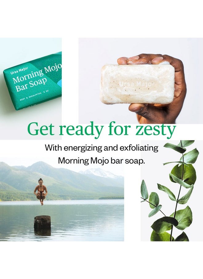 Ursa Major - Natural Bar Soap ; Morning Mojo Bar Soap ; Exfoliating Soap With Peppermint Eucalyptus And Rosemary ; Formulated For Men And Women ; 5 Ounces - Image 1