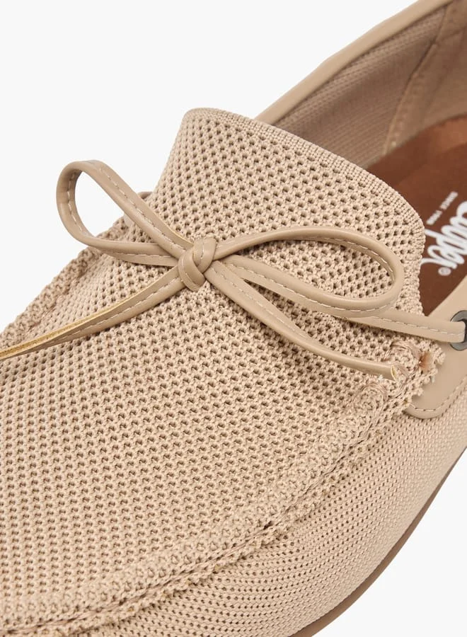 Lee Cooper Men's Textured Slip-On Moccasins