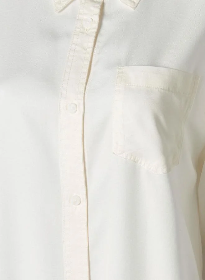 Splash FAV Tencel Longline Shirt with Chest Pocket