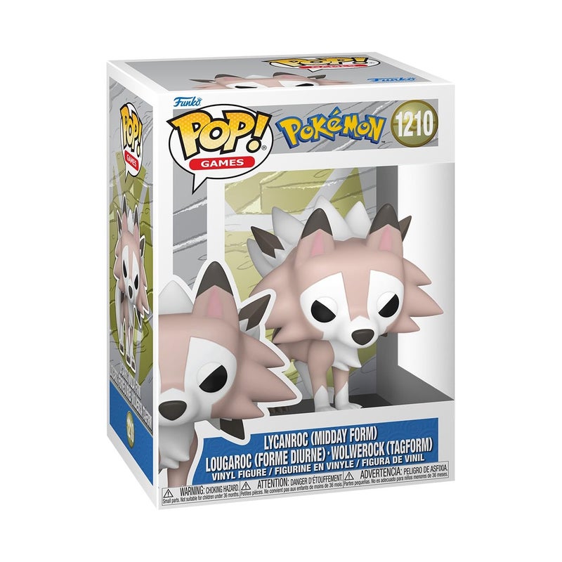 Funko Pop! Games: Pokemon - Lycanroc (Midday Form) - Image 1