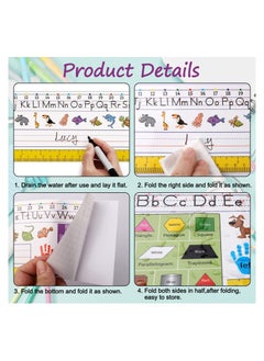 Y&D Classroom Desk Name Plate Tags Manuscript Plates Colorful Self-Adhesive Waterproof Left/Right Tag Covers for Kids School Bulletin Board, Pack of 12 no Stickers 18 x 4 Inch  - Image 2