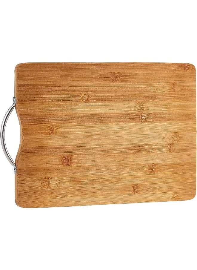 HTE Bamboo Cutting Board, Chopping Board Kitchen, Home And Everyday Use, Natural Bamboo (40X30Cm)  - Image 4