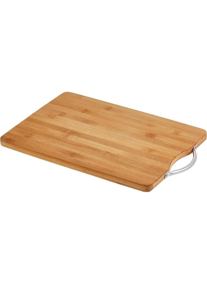 HTE Bamboo Cutting Board, Chopping Board Kitchen, Home And Everyday Use, Natural Bamboo (40X30Cm)  - Image 2