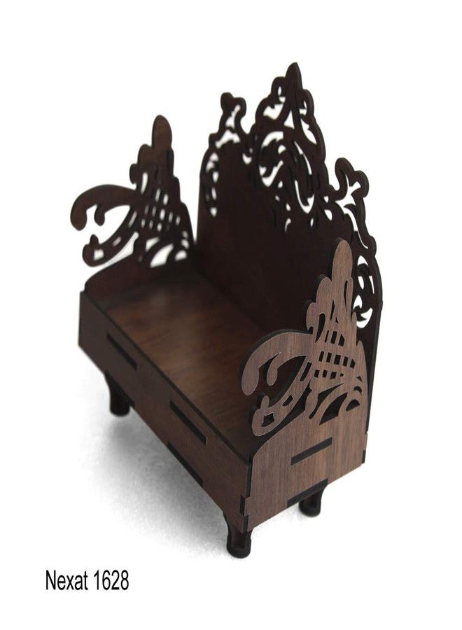 MS ENTERPRISE Art and Craft Wooden Temple Beautiful Plywood Mandir Pooja Room Home Decor Office (Casual) - Image 4