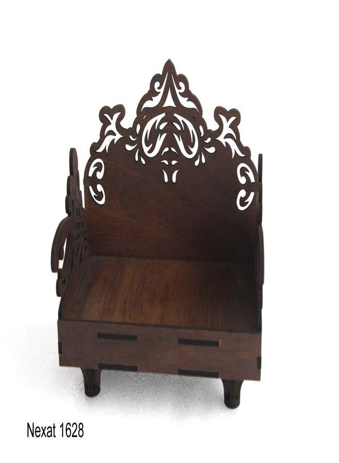 MS ENTERPRISE Art and Craft Wooden Temple Beautiful Plywood Mandir Pooja Room Home Decor Office (Casual) - Image 2