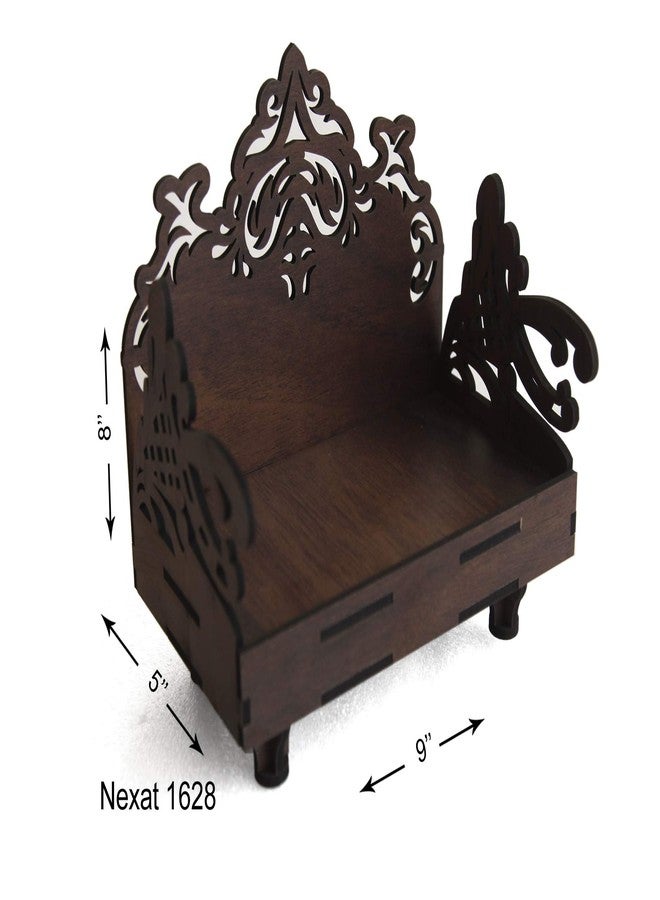 MS ENTERPRISE Art and Craft Wooden Temple Beautiful Plywood Mandir Pooja Room Home Decor Office (Casual) - Image 3