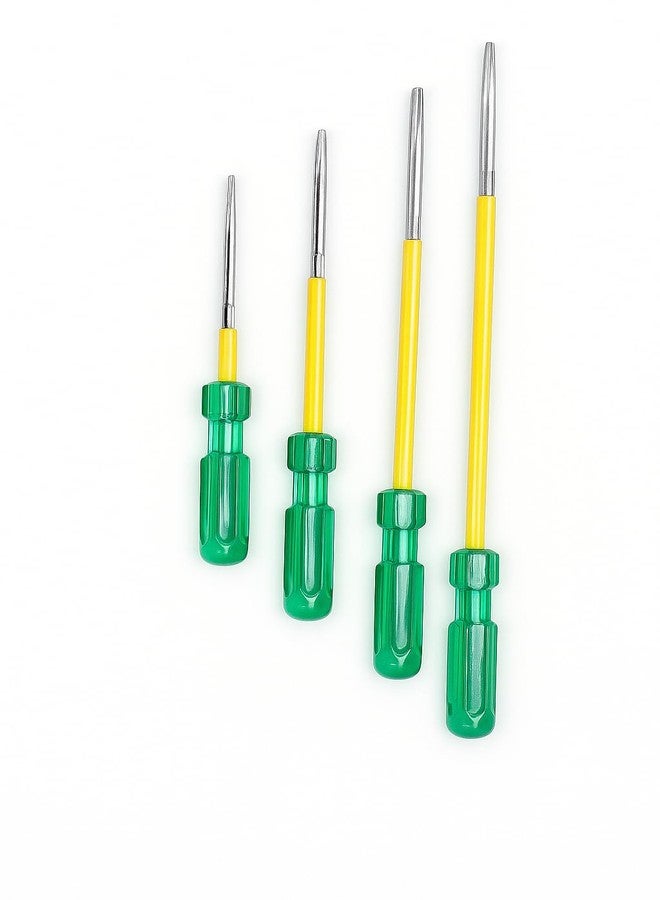 PALIWAL CREATION 2 in 1 Reversible Screwdriver, Long Handle, Minus - Plus Tip, Combination Standard Screwdriver Set (Pack of 4) - Image 2
