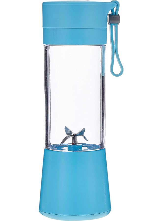 For Home Usb Mini Electric Fruit Juicer Handheld Smoothie Maker Blender Juice Cup 380Ml Blue - Image 1