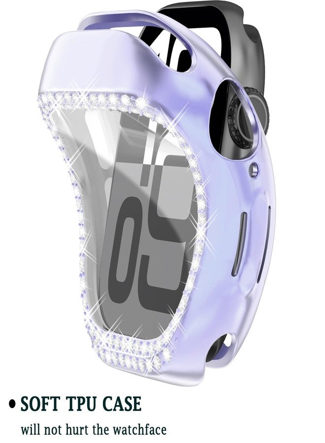 RICHONE [12Pack] RICHONE Bling Case for Apple Watch Series 11/10 42mm Rhinestone Screen Protector, Soft TPU Protective Face Covers for iWatch 10 Bumper Sparkly Accessories for Women(42MM,12 Vibrant Colors) - Image 2