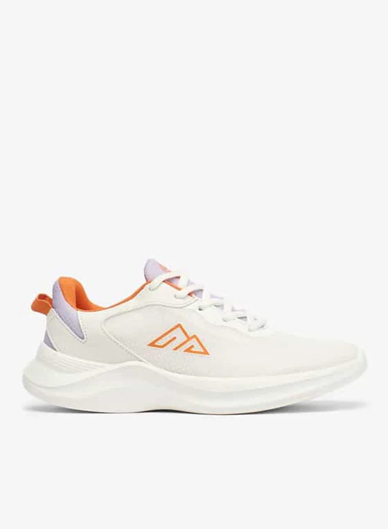 Women Textured Lace-Up Sports Shoes with Pull Tabs