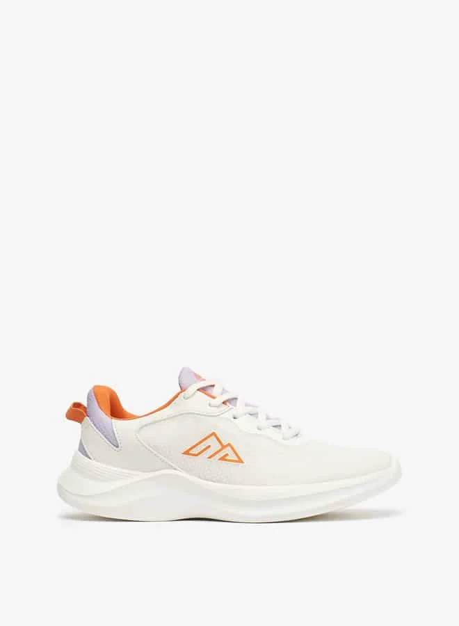 Oaklan by Shoexpress Women Textured Lace-Up Sports Shoes with Pull Tabs