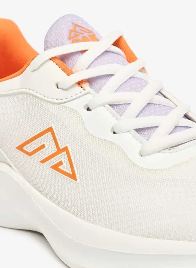 Oaklan by Shoexpress Women Textured Lace-Up Sports Shoes with Pull Tabs