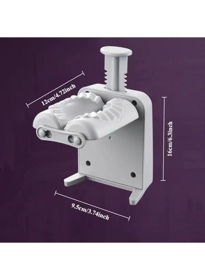 White Jiaozi Maker Dumpling Machine One Mold Easy Operation One Press Household Dumpling Forming Mold Restaurant And Home Use - Image 4