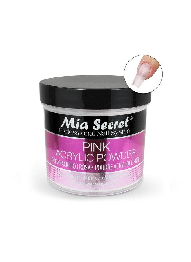 MIA SECRET Pink Acrylic Nail Powder 8Oz  - Image 4