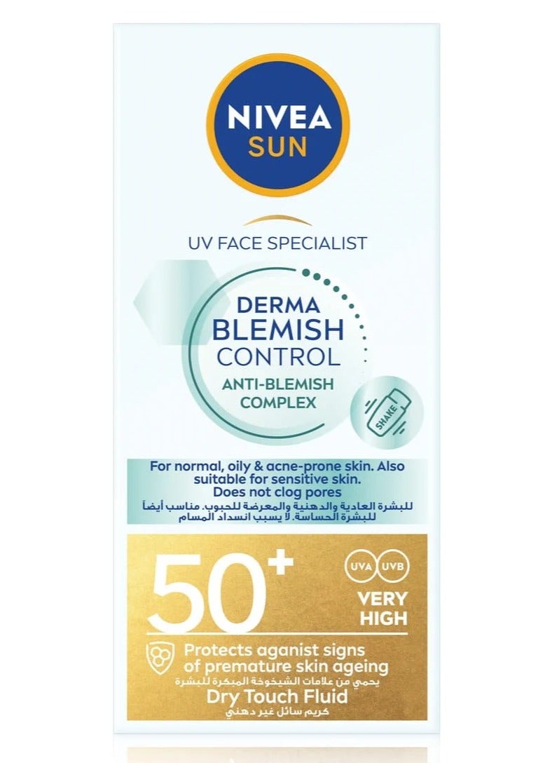 UV FACE SPECIALIST DERMA BLEMISH CONTROL SPF 50+ FLUID 40 ml