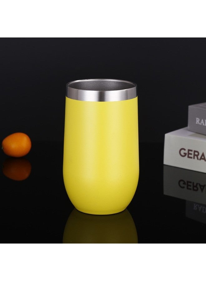 16oz Eggshell Cup Double-layer Vacuum 304 Stainless Steel Thermos Cup Home Office Portable Cup