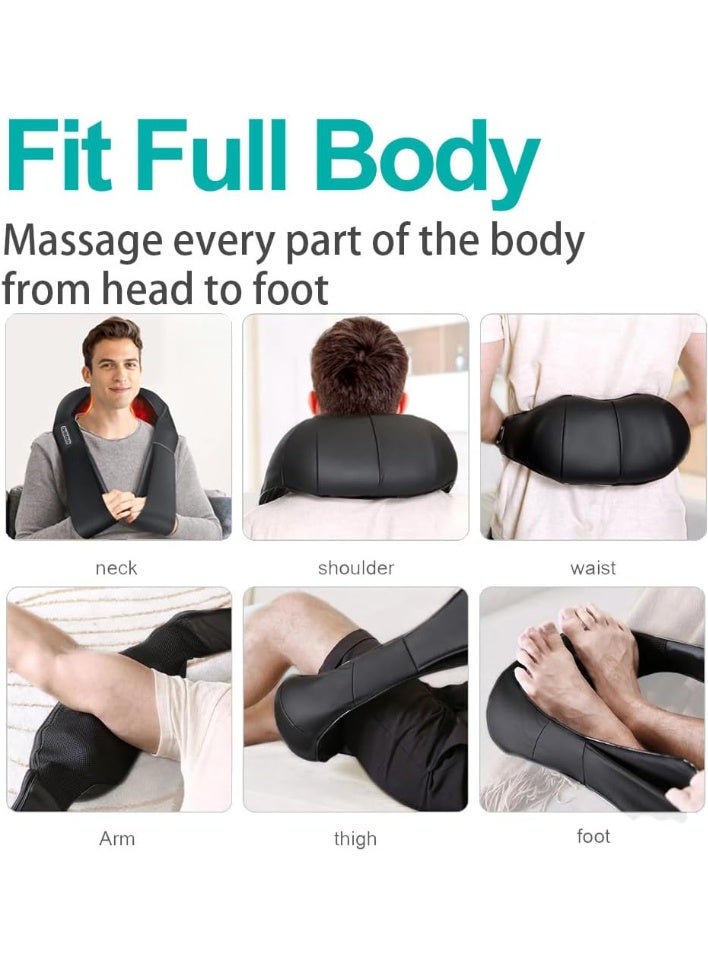 Electric Neck & Back Massager with Heat, Deep Tissue Kneading Shoulder Massager for Muscle Relief, Multi-Use Body Massage for Home Office Relaxation - Image 2