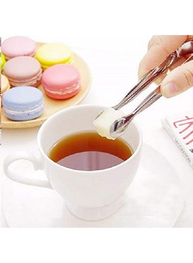 Dynore Stainless Steel Sugar Tong- Set of 8 - Image 2