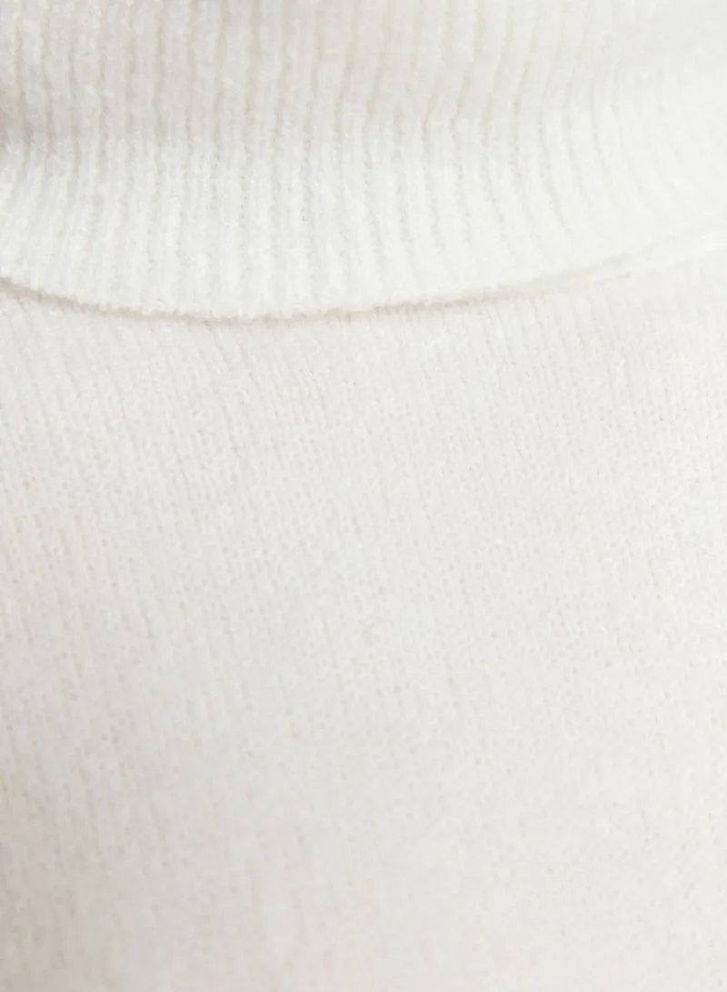 trendyol Roll Neck Textured Sweater
