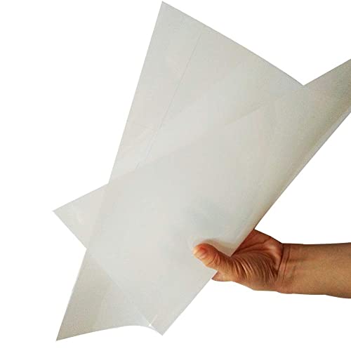 NaFurAhi 25pcs 6mil Blank Stencil Material, 12 x 12inch, Milky Translucent- Make Your own Stencil - Image 3