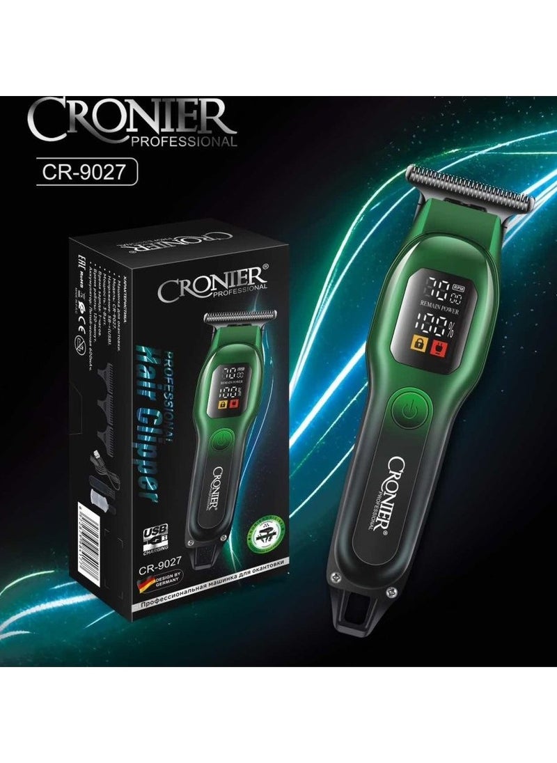 كرونير CRONIER CR-9027  مكينة حلاقة رجالية عالية الجودة 4 في 1 لتوفير حلاقة دقيقة ومريحة  - Image 2