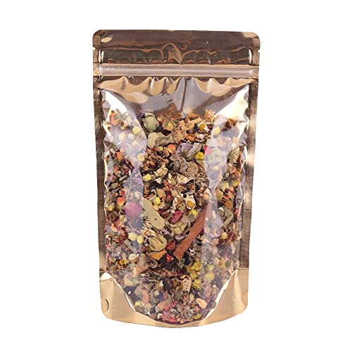 DEERA Gold Semi-Gold Ziplock Stand Up Pouch 150x230mm Pack of 25 - Image 1