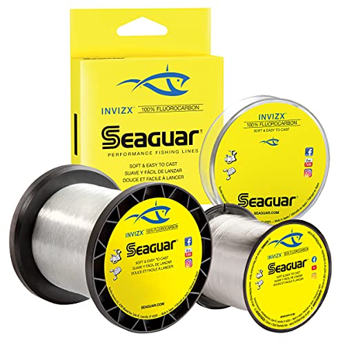 Seaguar Invizx 100% Fluorocarbon 1000 Yard Fishing Line (12-Pound) - Image 1