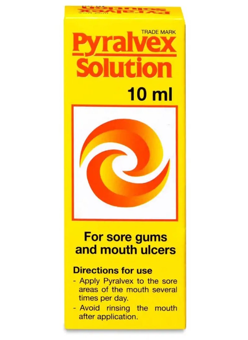 Generic - Pyralvex solution for gingivitis and ulcers 10 ml - Image 1