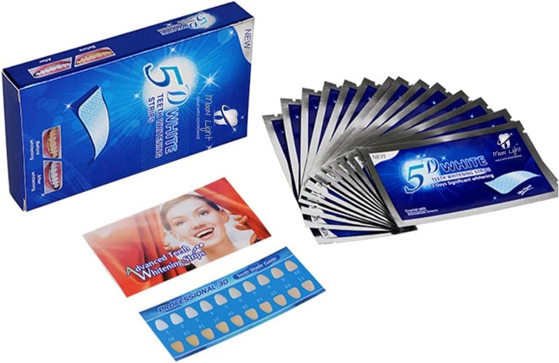 Moon Light New Advanced Teeth WHITENING 14 Strips Home Teeth Hygiene Bleac... - Image 5