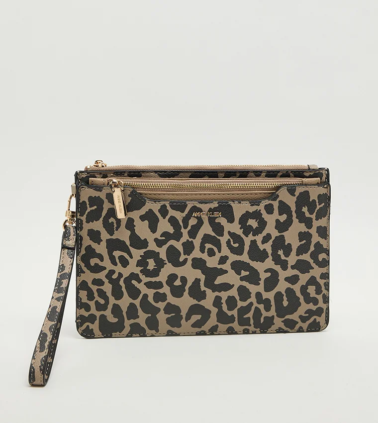آن كلاين Anne Klein 2-piece Leopard Print Wallet Set