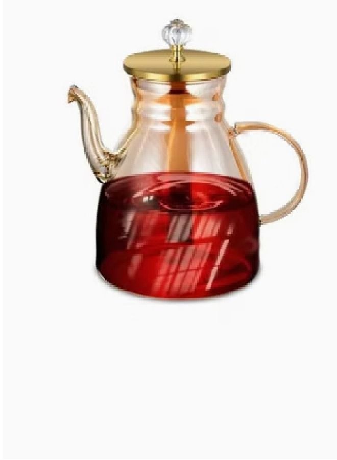 DCL Heat Resistant Glass Teapot Set Clear - Image 1