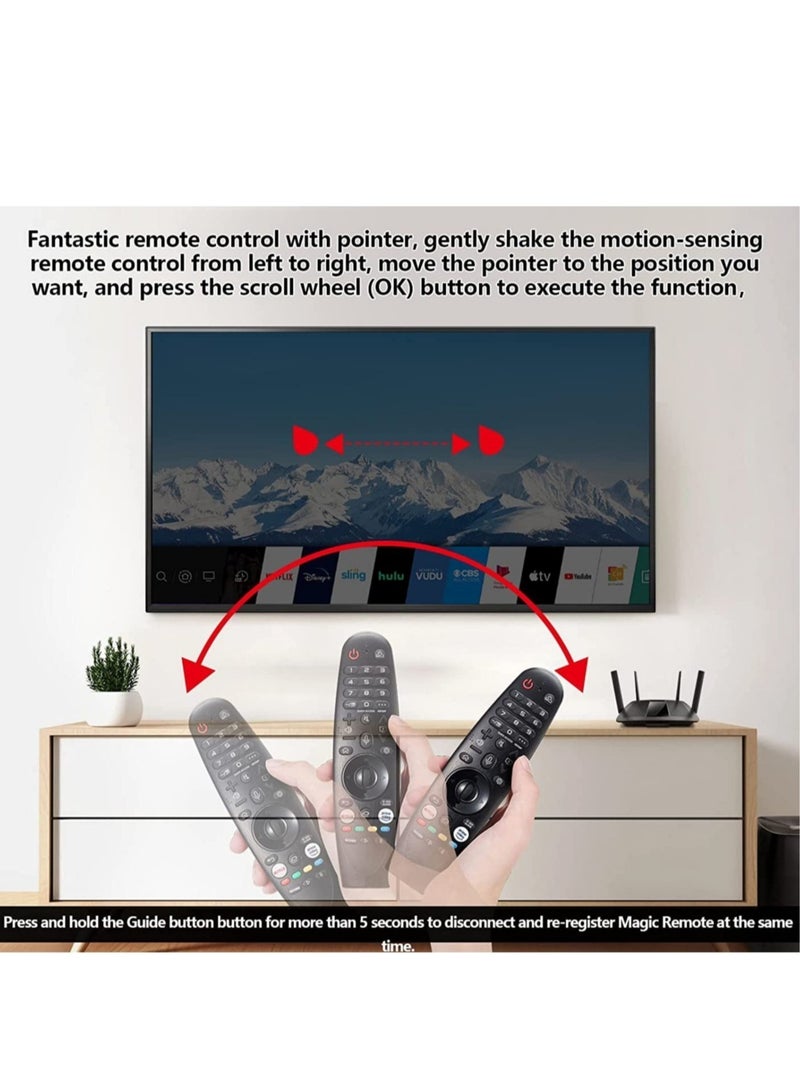 TIGER Voice Magic Remote Control – Compatible with 2017-2019 Smart OLED TVs, Models B7, B7A, C9, E9, W9 Series (AKB75635305) - Image 4