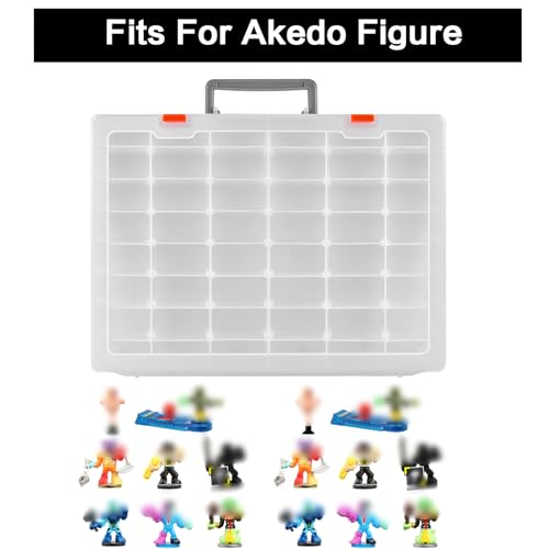 Aptbyte Case Compatible with Akedo Ultimate Arcade Warriors Starter Pack, Toy Storage for Battle Arena Controller & Warrior Collector Mini Battling Action Figures, Holder for Akedo Game Playset (Box Only) - Image 2