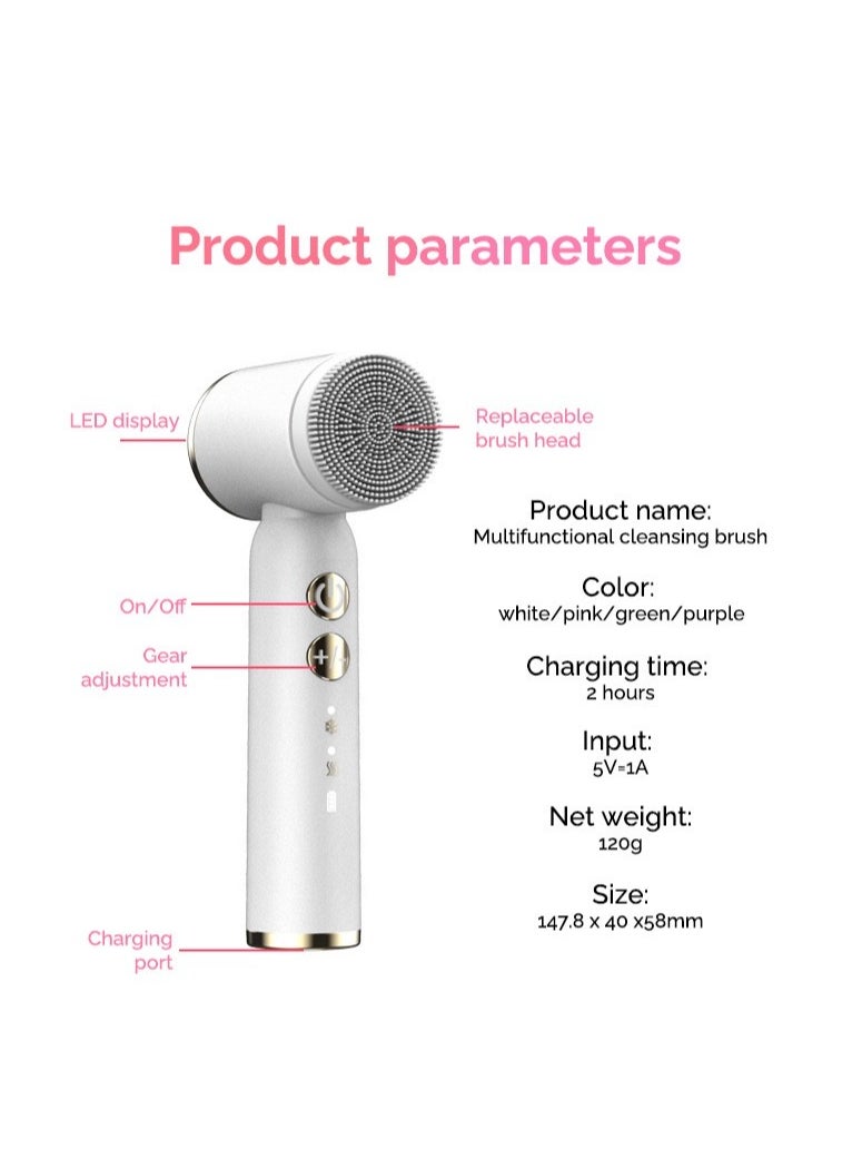 6 In 1 Ultrasonic Electric Face Cleansing Brush   Compress Therapy Facial Exfoliating Pore Cleaner Blackhead Removal - https://f.nooncdn.com/p/pzsku/Z9E0380AF06268FDBAC19Z/45/_/1699861430/8ae986f5-2467-43e2-9b67-ae5d86818e01.jpg?format=jpg&width=original