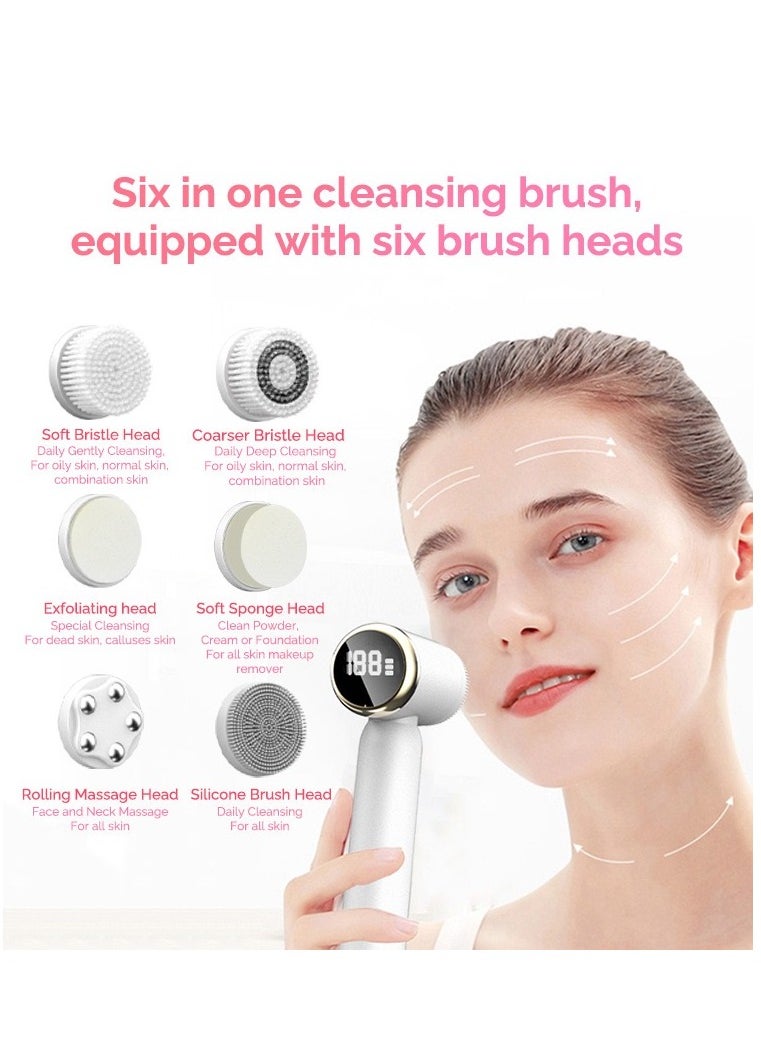 6 In 1 Ultrasonic Electric Face Cleansing Brush   Compress Therapy Facial Exfoliating Pore Cleaner Blackhead Removal - https://f.nooncdn.com/p/pzsku/Z9E0380AF06268FDBAC19Z/45/_/1699861440/7173c771-0ff2-4459-9b80-3621097ee91b.jpg?format=jpg&width=original