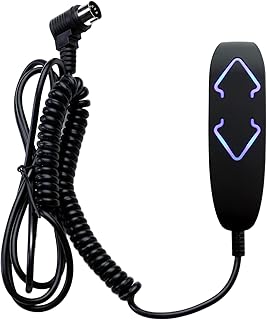 Fruhdi 2 Button 5 Pin Prong Remote Handset Hand Control Replacement with Backlight for Lift Chairs Power Recliners - Image 1