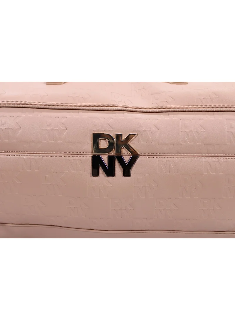 DKNY  DKNY Checkerboard Softside Duffle Bag | Color Pink  | Best Price UAE