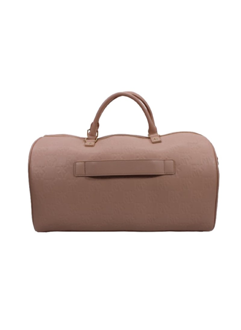 DKNY Checkerboard Softside Duffle Bag | Color Pink - Image 2