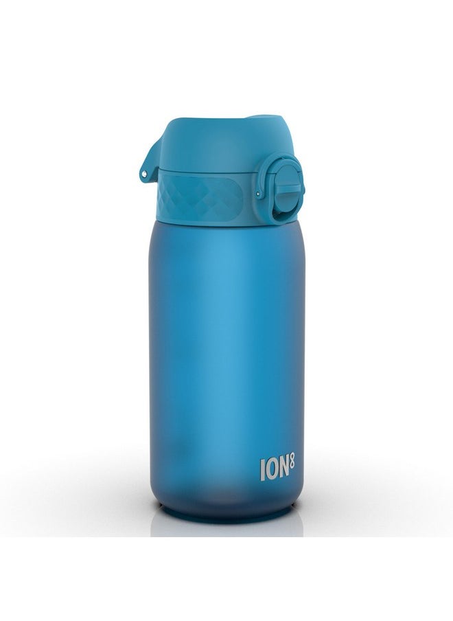ion8 Ion8 Small Water Bottle, 350 ml/12 oz, Leak Proof, Easy to Open, Secure Lock, Dishwasher Safe, BPA Free, Carry Handle, Hygienic Flip Cover, Easy Clean, Odor Free, Carbon Neutral, Blue  - Image 1